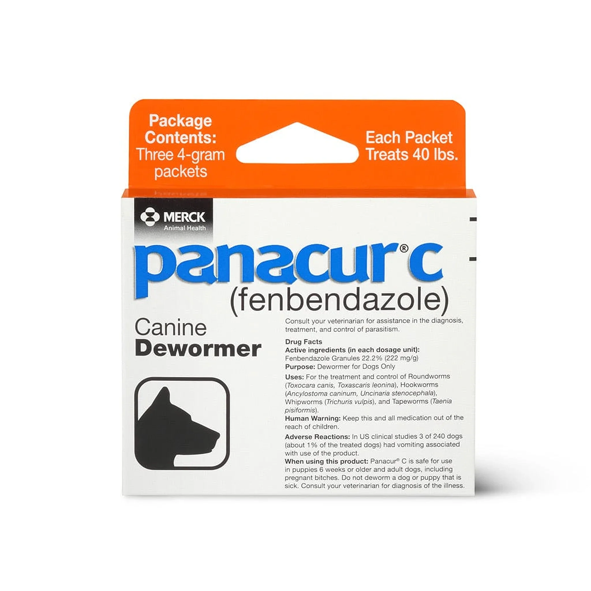 PANACUR C CANINE - fenbendazole granule